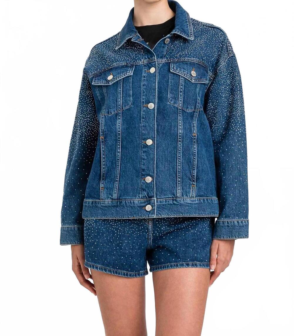 NEW TWINSET lumi jacket in denim